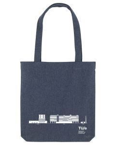 Gerecyclede schoudertas TU/e Skyline Navy